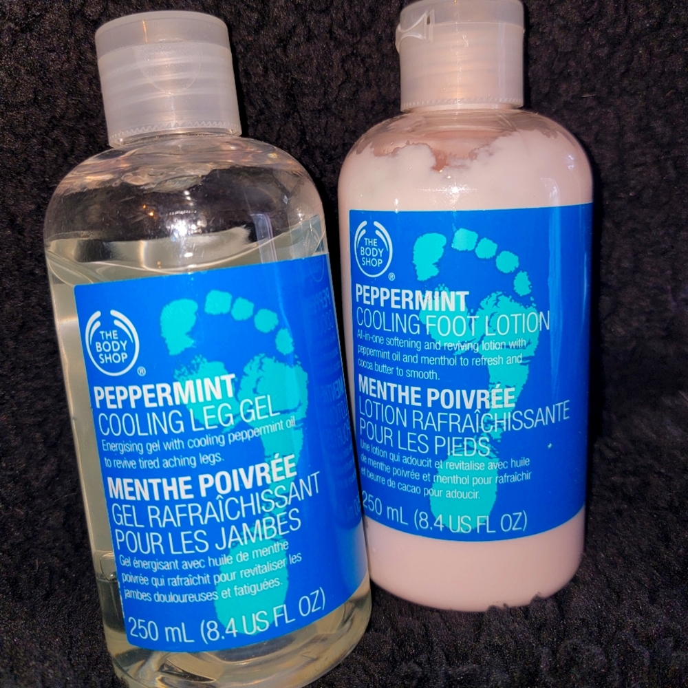 Peppermint Cooling Foot Lotion and Leg Gel